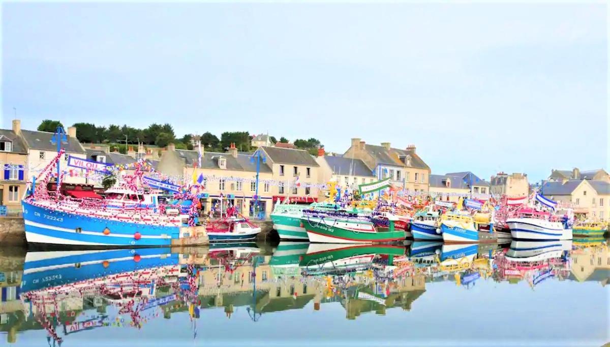 Maison Des Palmiers - Bord De Mer Et Campagne Vila Port-en-Bessin-Huppain Exterior foto